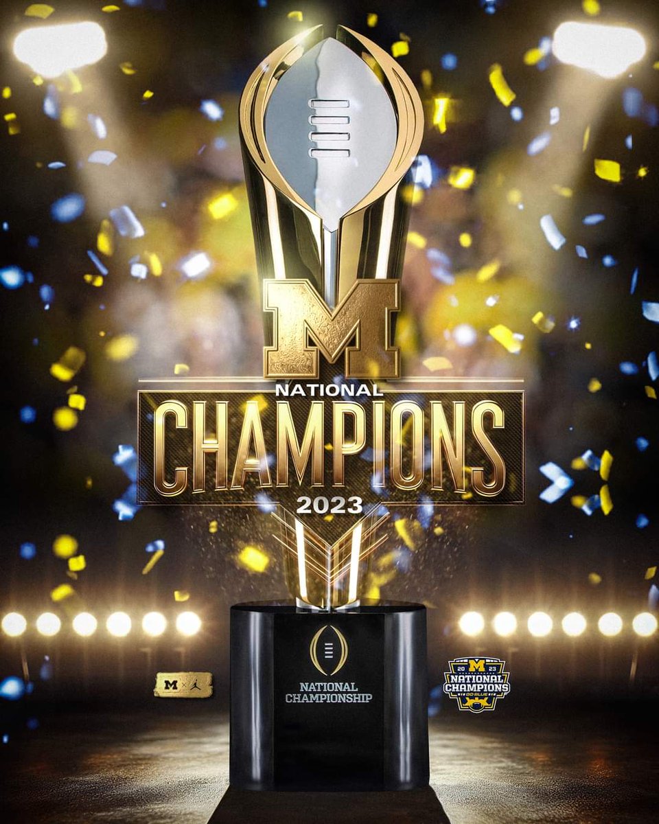 Dj_Zinn's tweet photo. #GoBlue !!!!!! Champs 🏆🏆🏆🏆🏈🏆🏈🏆🏈 Hail To The Victors @UMichFootball https://t.co/oGjIjkdqUS