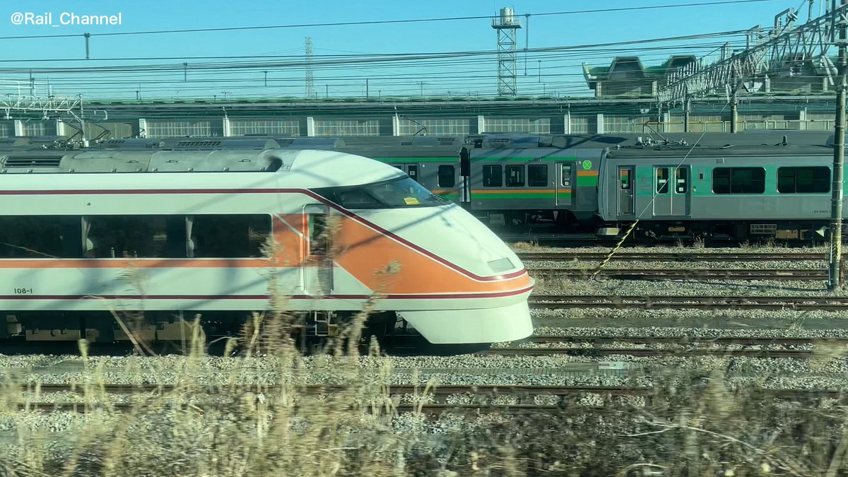 Rail_Channel's tweet photo. 2024.1.9  #小山車両センター
研修で貸出でしょうか？ #108F が留置中

#100系 #スペーシア https://t.co/CC6HD9mG0R