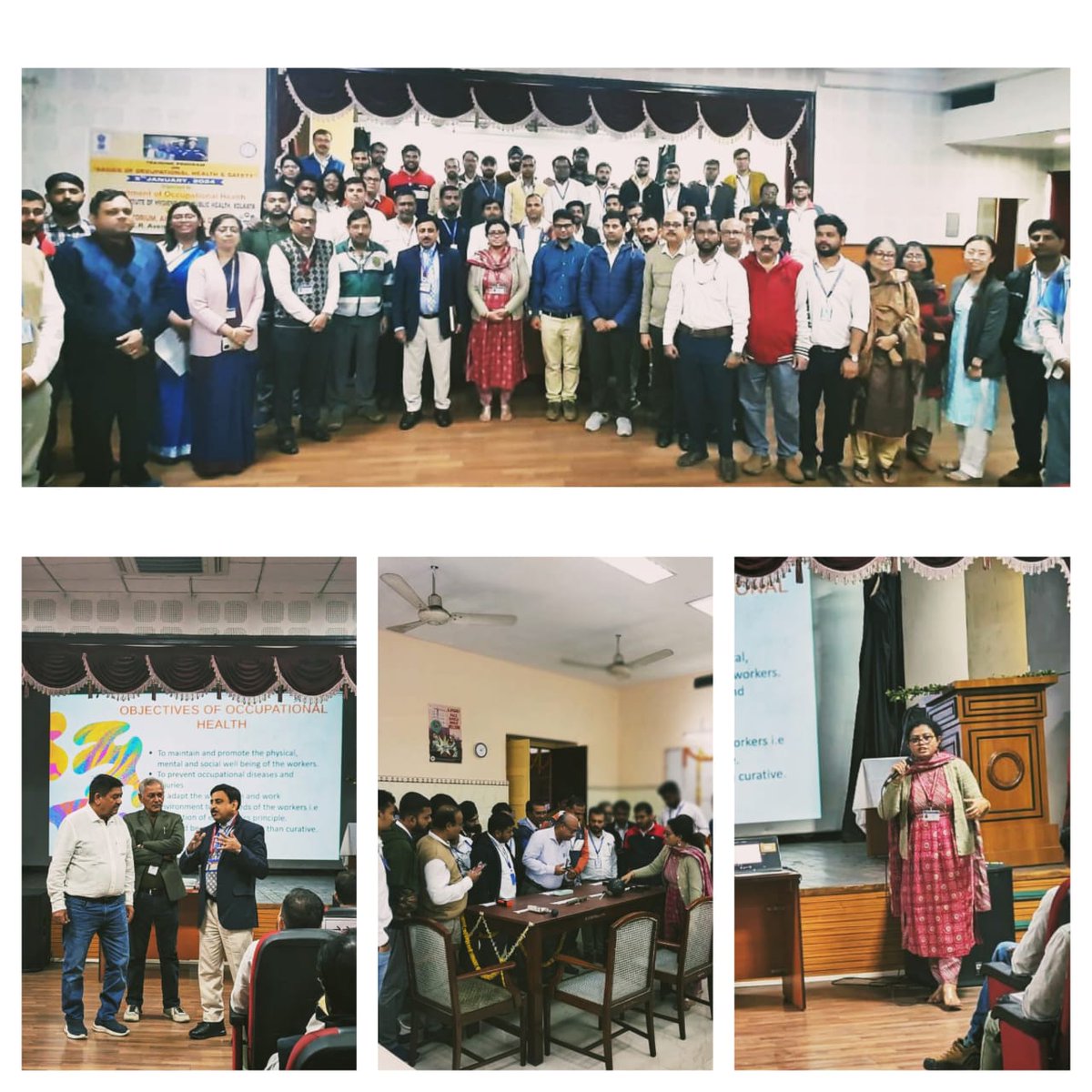 RLI Kolkata under DGFASLI and AIIHPH, Kolkata jointly organised the training program on 'Basics of Occupational Health and Safety' which was attended by safety professionals from different hazardous industries. 
#OSH #MoU