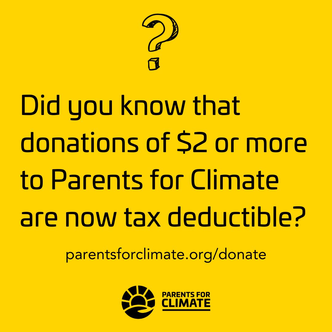 climate_parents's tweet image. Times are tough, but if you can spare even a small amount, please consider donating to us so that we can empower more parents to advocate for all our children on climate issues. Details on our website at parentsforclimate.org/donate
#ClimateAction #GoodCause #Charity