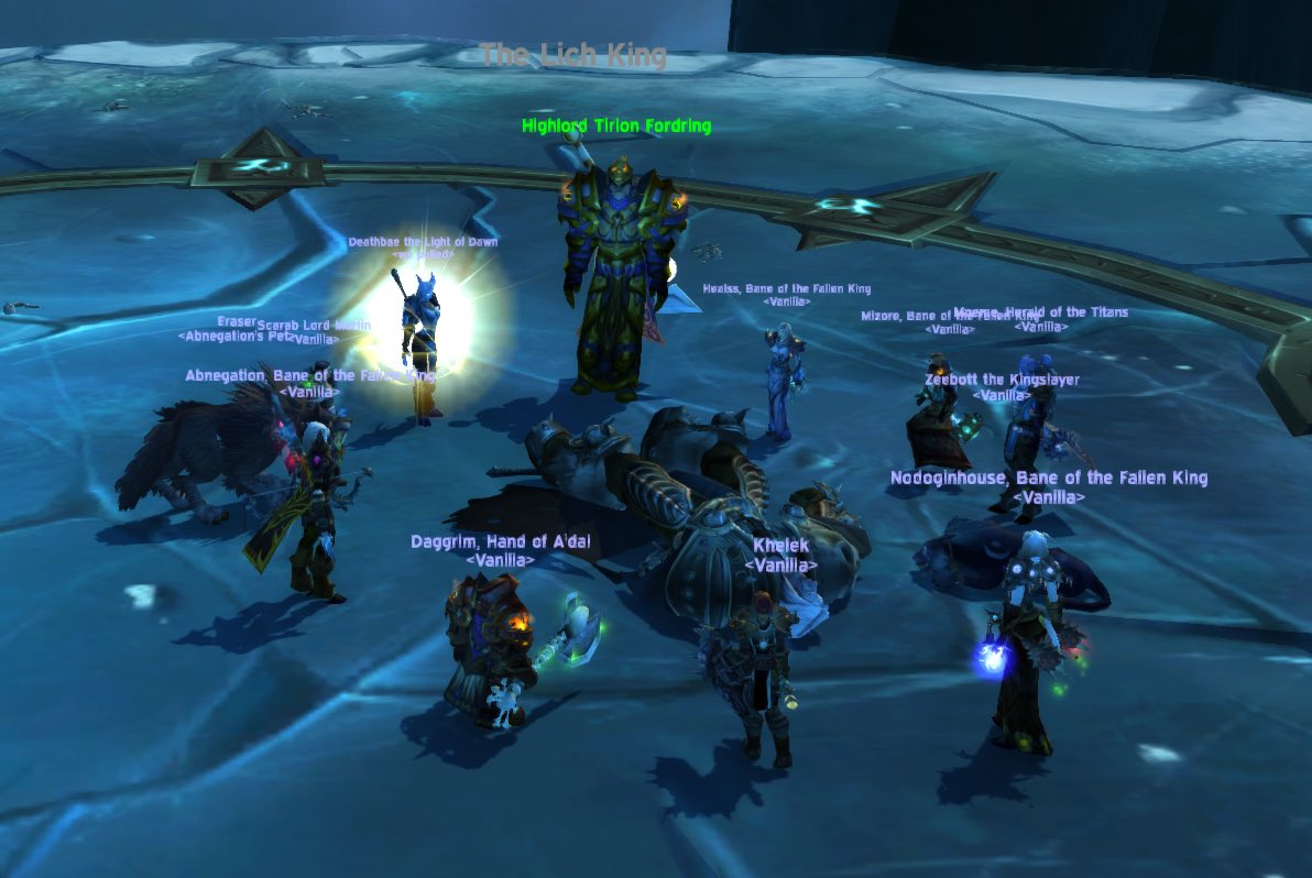 CokaGaming's tweet photo. We killed some Herioc Lich King guy tonight! https://t.co/O2I9MHA9UB