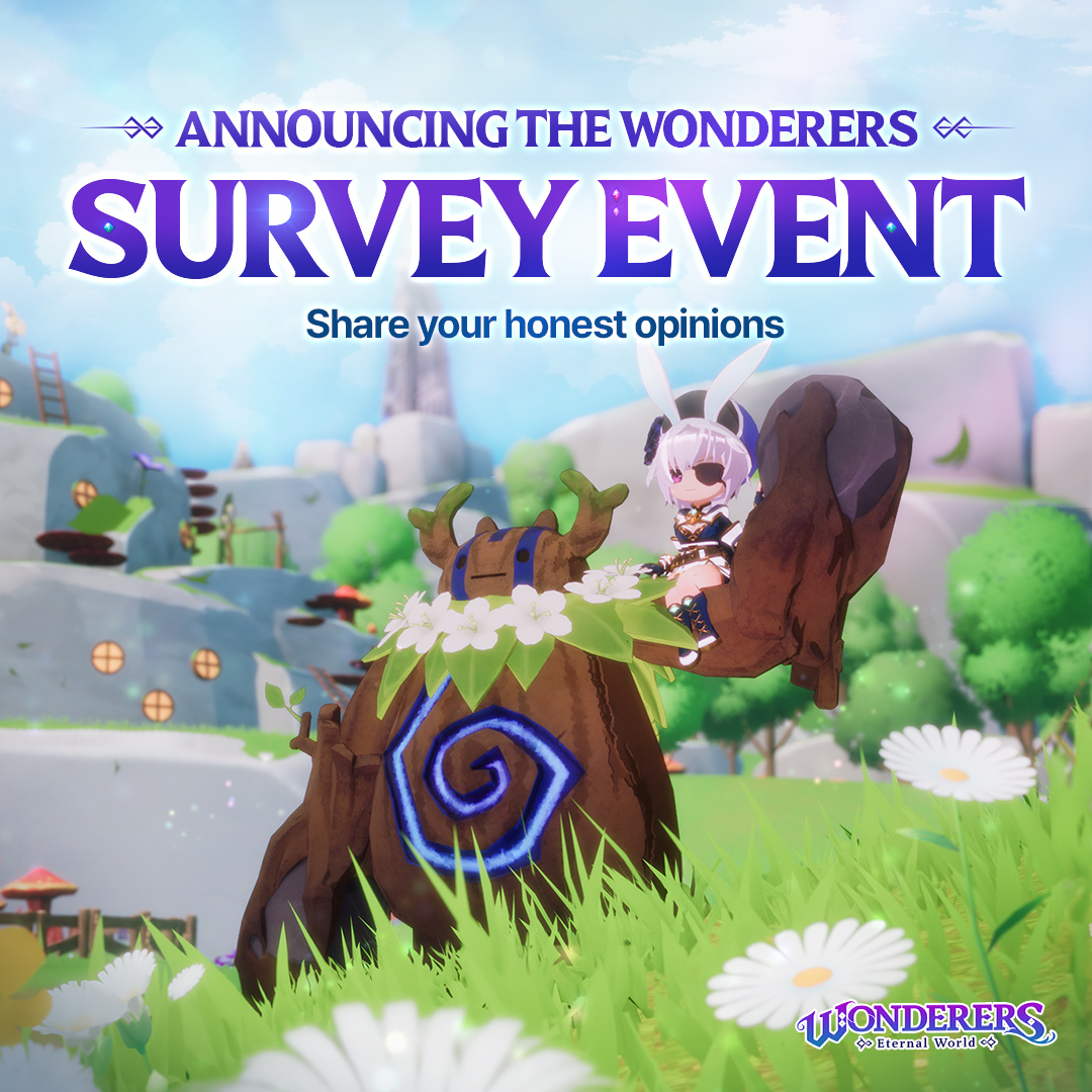 Wonderers_EW's tweet photo. Participate in the Wonderers Survey Event and share your opinions for a chance to win Crystal x2,000!💎💎

📃Event Details: https://t.co/uYS62kIRPu
📃Survey Link: https://t.co/HuN5qKts0L

#Wonderers #WonderersEternalWorld #MOBA #survey #event https://t.co/xPj6agAGto