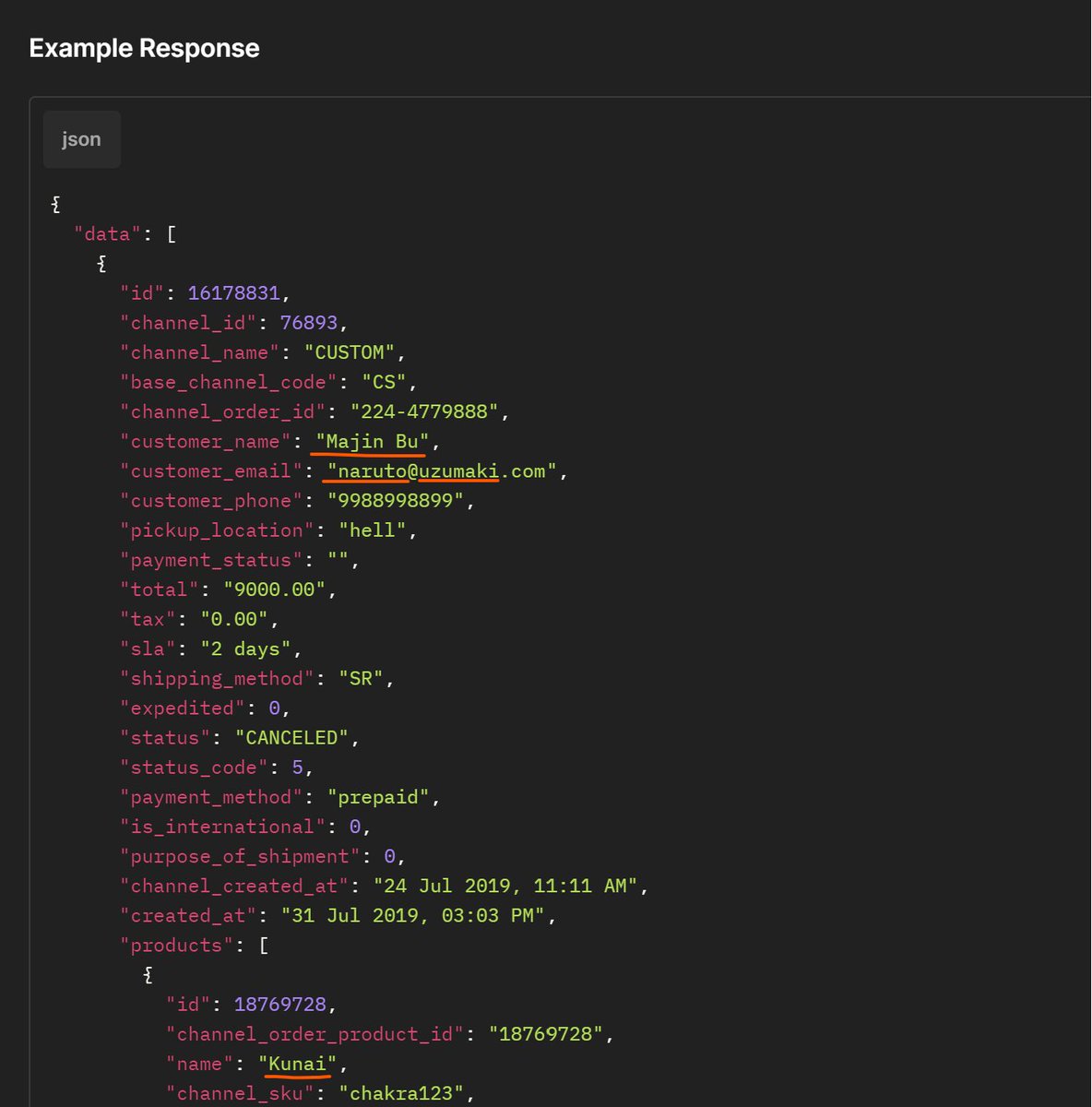 pmakhija3's tweet image. What is a Developer's version of Where's Waldo? 🔎
- Anime Easter Eggs in API documentation🥚
Shoutout to @ShiprocketIndia Devs for adding a dash of fun to our daily grind! 🚀🎮
#DeveloperFun #AnimeEasterEggs