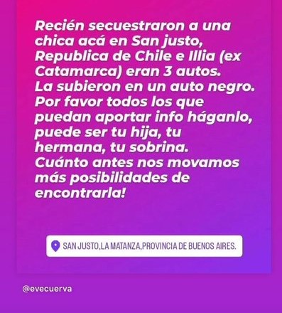 desaparecidas argentina tweet media