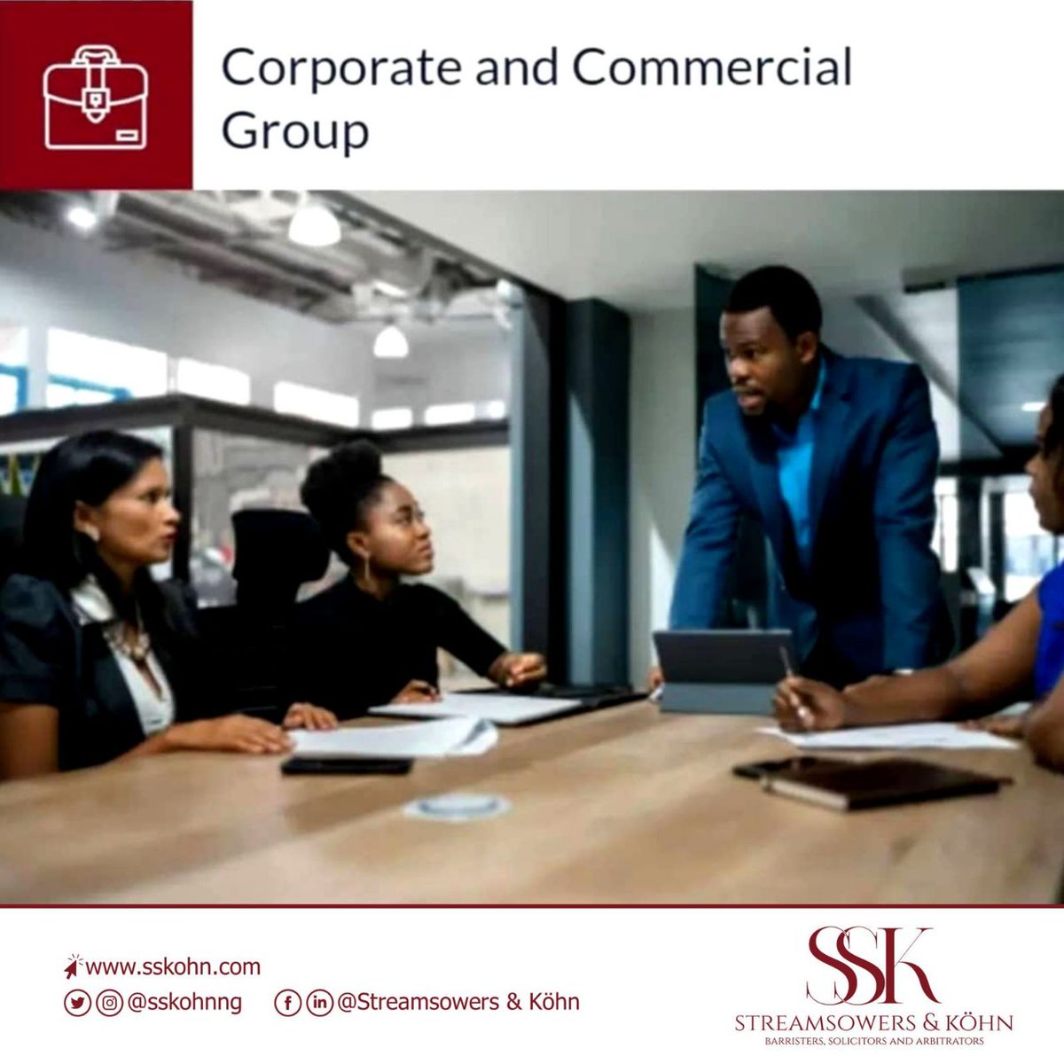 SSKohnNG's tweet photo. #PracticeAreas

At the center of the Firm’s practice is its Corporate and Commercial Group. Our team provides quality legal advice on mergers and acquisitions, project finance, private equity, capital markets, regulatory compliance, corporate restructuring, insolvency, ... https://t.co/e4guqfd7A6