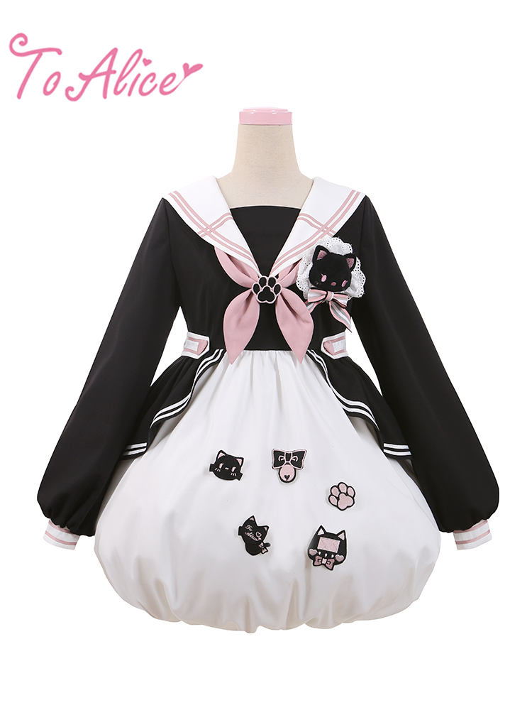 CuteFashionA's tweet photo. 🎀ToAliceOnlineShop🎀

再入荷のお知らせ📢

マリン×キャットバルーンワンピースセット
【10％OFF】
https://t.co/2SVQIY6fOP
販売価格: 9,801円 [通常販売価格: 10,890円]
S/Mサイズ

 ご利用お待ちしております🐾

 #ToAliceJapan #ToAlice https://t.co/AZXIIYslJN