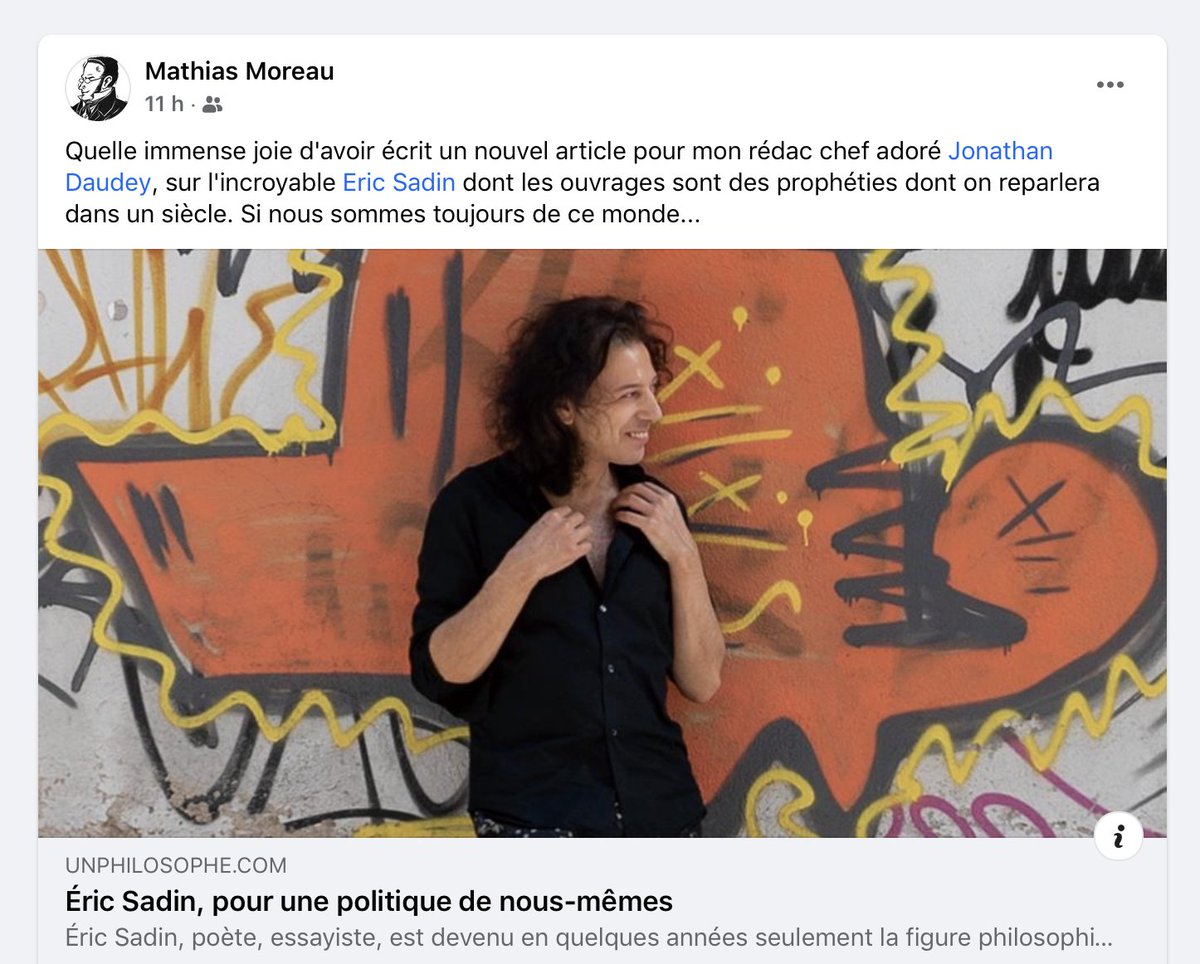 Merci à Mathias Moreau pour son beau texte et à la revue <a href="/UnPhilosophe/">Un Philosophe</a> 
«Je refermai "L’Ère de l’individu tyran" avec la conviction qu’il s’agissait d’un essai fracassant dans lequel Orwell était dépassé, non pas par les idées mais par la réalité.» 
unphilosophe.com/2024/01/08/eri…
