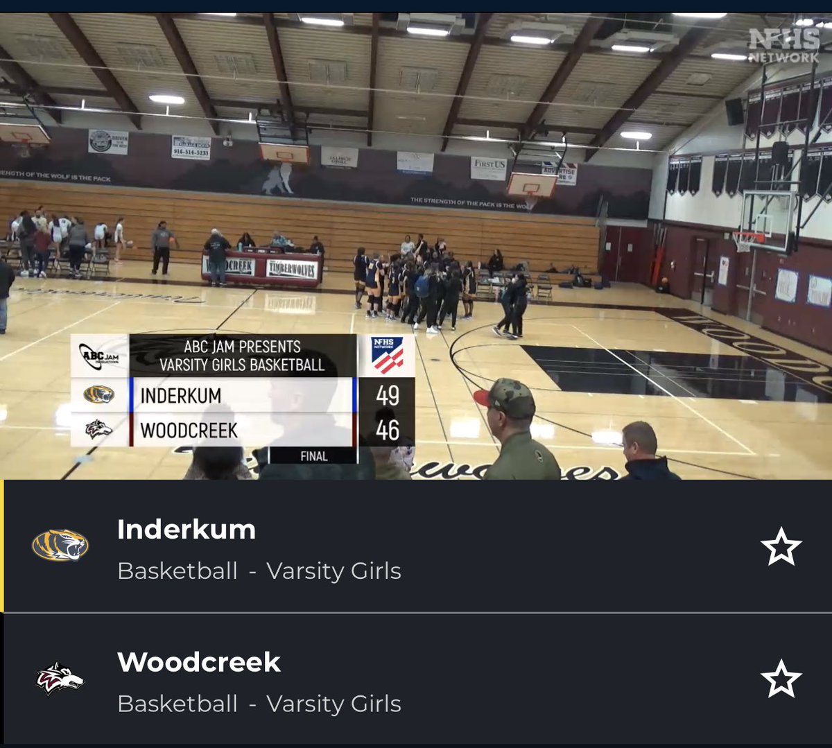 AthleticsNusd's tweet photo. Big Win for @IHSTigerSports V Girls๐๐ฝ๐๐ฝnow 3-0 in league, 15-3 overall -@JamiahFont with an overall great game & amazing effort in full court pressure from entire team๐๐ฝ JV also played great in their OT victory !! #waytogotigers ! Thanks @ABCJAMPro for covering game ! https://t.co/u2nC5x9AKl