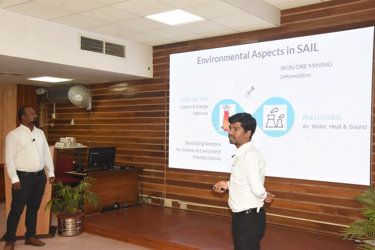SAILranchi's tweet photo. The Pre-final round of the Chairman's Trophy of Young Managers 2023-24 for Production and Services Unit was conducted on Jan 8 at MTI, showcasing the talent and dedication of exceptional teams🏆 #CTYM #SuccessStory #YoungManagers https://t.co/kLvjZDWS6a