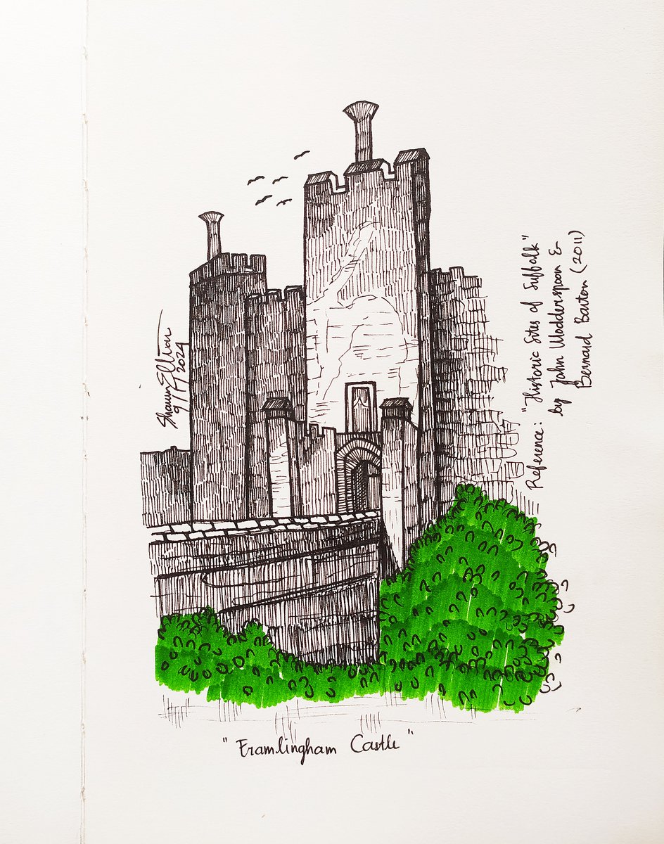 Framlingham Castle 

#drawingpractice #penandink #penart #inkart #pendrawing #inkdrawing #architecture #architecturedrawing #castle #drawing #sketching #artmoots #artistonx