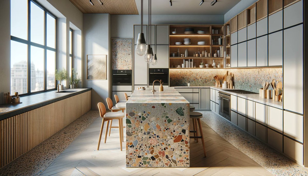 decotendency's tweet photo. Envie de changer d'air sans tout rénover ? 🛠️

✨Découvrez comment la céramique terrazzo peut transformer votre maison ! 

https://t.co/w612mmY9ZO

#DecoTendance #Terrazzo #decoration #blogdeco https://t.co/YMdA33p1ol