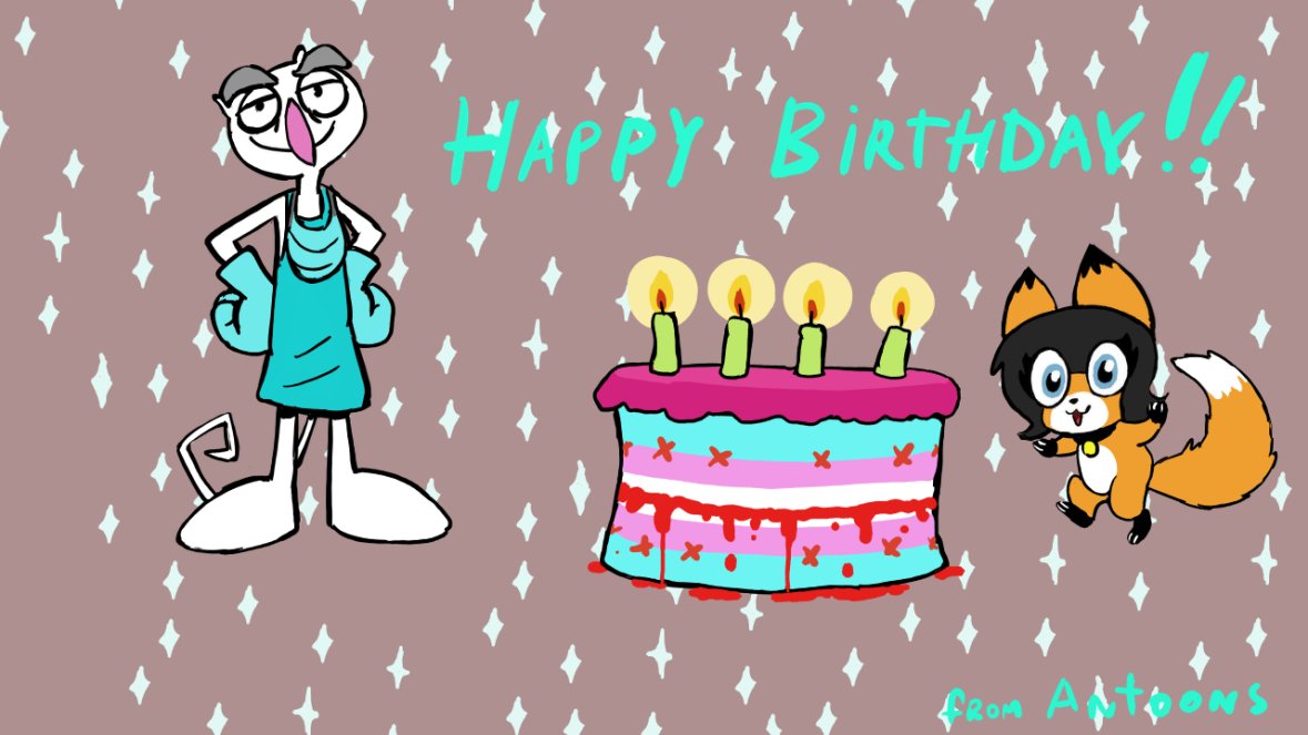 WhiskerPumpkin's tweet photo. Me and Freaksy's birthday is today!!!! π
#Antoons https://t.co/hFt01nuLS3
