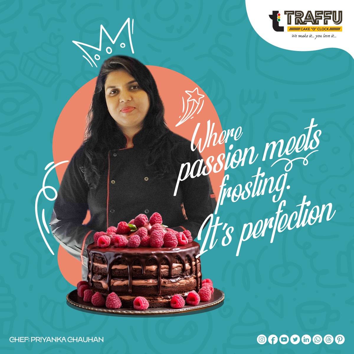 Chefpriyanka_30's tweet photo. In the kitchen's warm embrace, flour danced with sugar, creating a batter of dreams. The oven hummed its approval, birthing a golden masterpiece. Frosting cascaded like sweet poetry, and the cake became a celebration in every slice.
#traffu #cake #chef #designer #Treat #franchise https://t.co/sedHA1mcYj