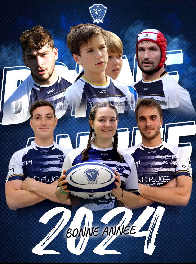Meilleurs vœux de la part de tous les licenciés et licenciées du RCV !

#formerpourdurer #fairepartiedelhistoire #rugby