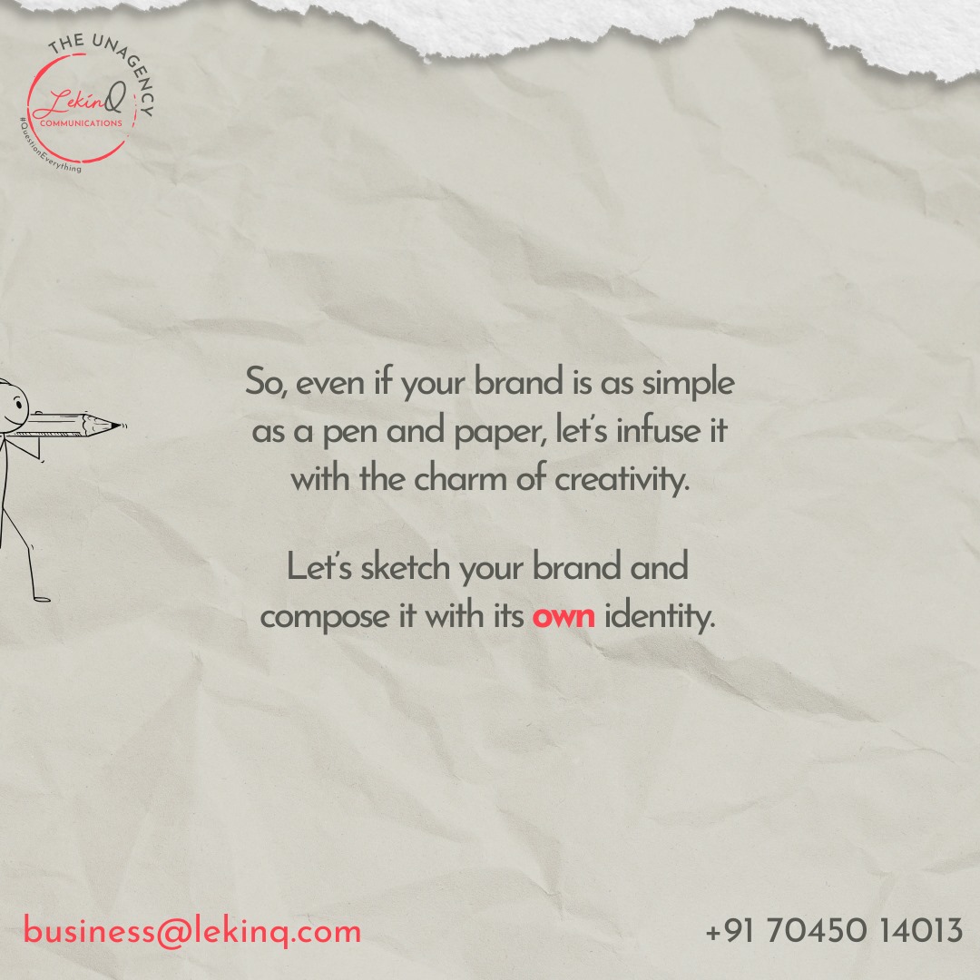 Want to make a lasting impression for your brand?

Connect with LekinQ, the design mechanics!👩‍💻

Copy: <a href="/ContentGarrage/">Content Garrage</a>
Design: <a href="/LekinQ_/">LekinQ</a>

#LekinQ #branding #socialmediamarketing #Brands #Designers #designs #DesignInspiration