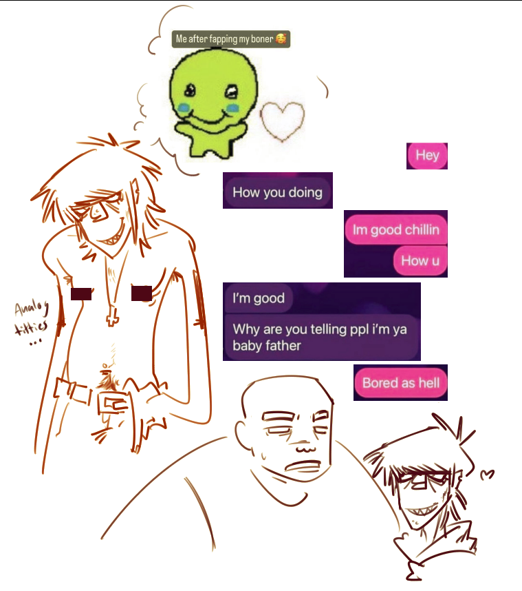 chaotemp's tweet photo. cant draw murdoc today for some reason but pushed through https://t.co/vwN1zXCGfr