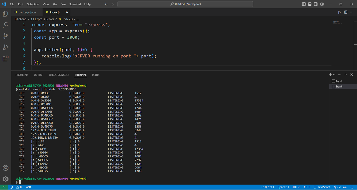 AWebwiz43143's tweet image. #100DaysOfCode #webdevelopment #challenge

Day 13 :

Express.js with Node.js
What is Express?
Creating Server with Express
HTTP Requests
Working with POSTMAN
Intro to Middleware

#codinglife #CodingJourney #coding #technology 
#javascript #typescript #mongodb 

@udemy @yu_angela