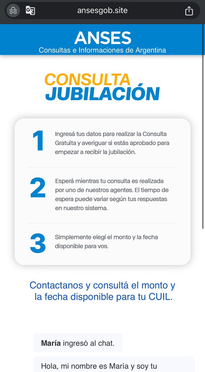 LIberoamericaMu's tweet photo. Alerta: Scam/Fraud site: 
https:://ansesgob.site/ar/

*Solicita Clave de Anses y datos de Pago de Tarjeta Crédito/Debito

URL: https:///app.monetizze.com.br/checkout/DUT259637

@ansesgob https://t.co/hfpEqQpaJ5