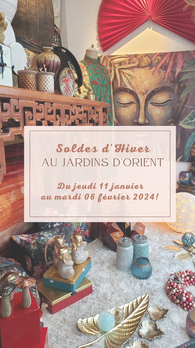 jardins_orient's tweet photo. 🌿Coming Soon🌿
Rendez-vous dès jeudi 11 janvier en boutique !
#soldes #Sales #Promotion #saintjeancapferrat #CotedAzurFrance #boutique #Deco https://t.co/GDfQBMxAjd