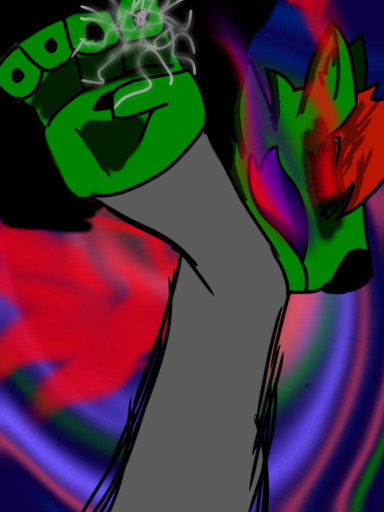 Retro_Pixel2's tweet photo. He's mad because he seems to feel a sad aura... tell him why are you sad to make him relax unless you want him to go and hug you until you feel happy https://t.co/6YdF27UVmj