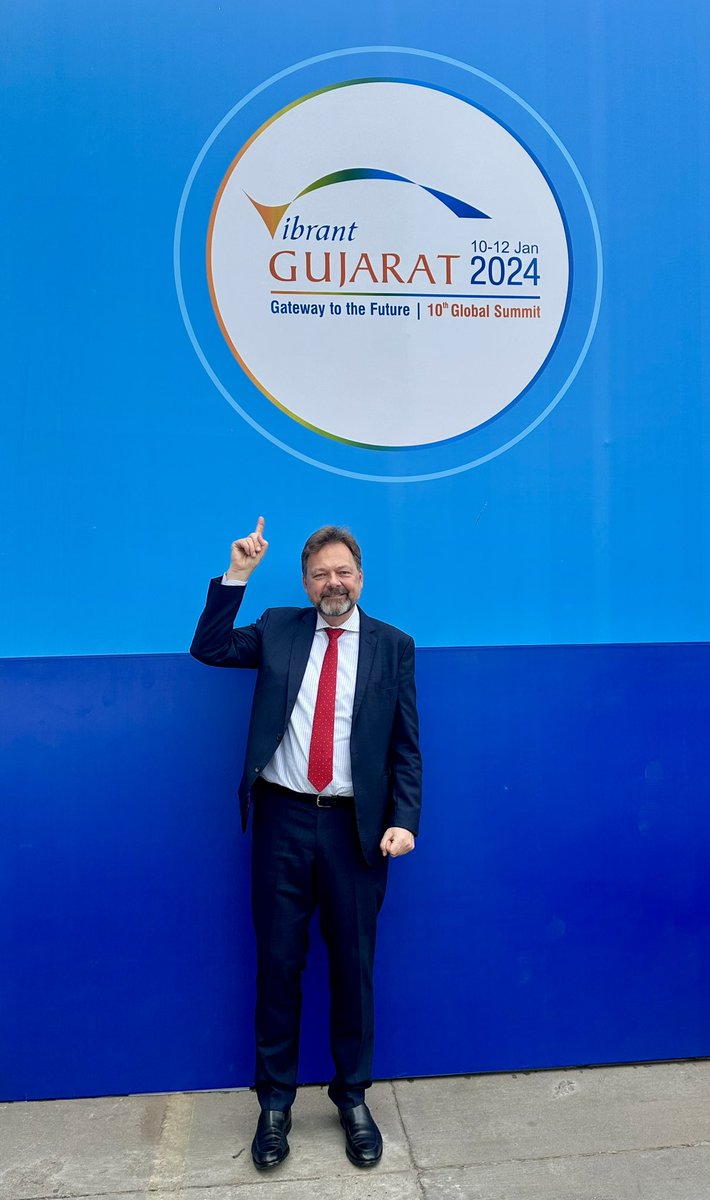 AmbAckermann's tweet photo. નમસ્તે! કેમ છો Gujarat?
It's the state of Mahatma Gandhi, hosting an enormous coastline, it is home to one of the largest salt deserts in the world and one of the best salty snacks, the Dhokla Fafda 😉.
I am looking forward to joining the @VibrantGujarat Summit. Stay tuned! https://t.co/iGY8r5xix8