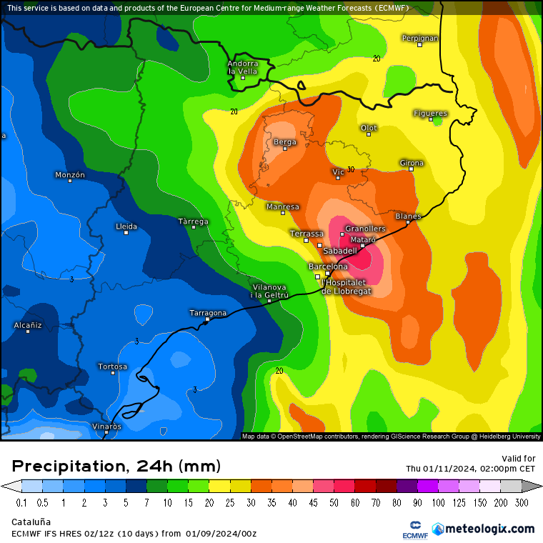 mauri_francesc's tweet photo. Acabat de sortir del forn model europeu. Compte, doncs falten mapes fins de @meteocat. 
-Dimecres migdia-tarda dijous
-Rega molt poc Ponent, Ebre i Camp de Tarrag.
-Mapa esq. pluja. Mapa dret gruix de neu fins a Cat Central. Neu la nit de dimecres a dijous
@eltemps @aigua_cat https://t.co/tX2XHEDGfW