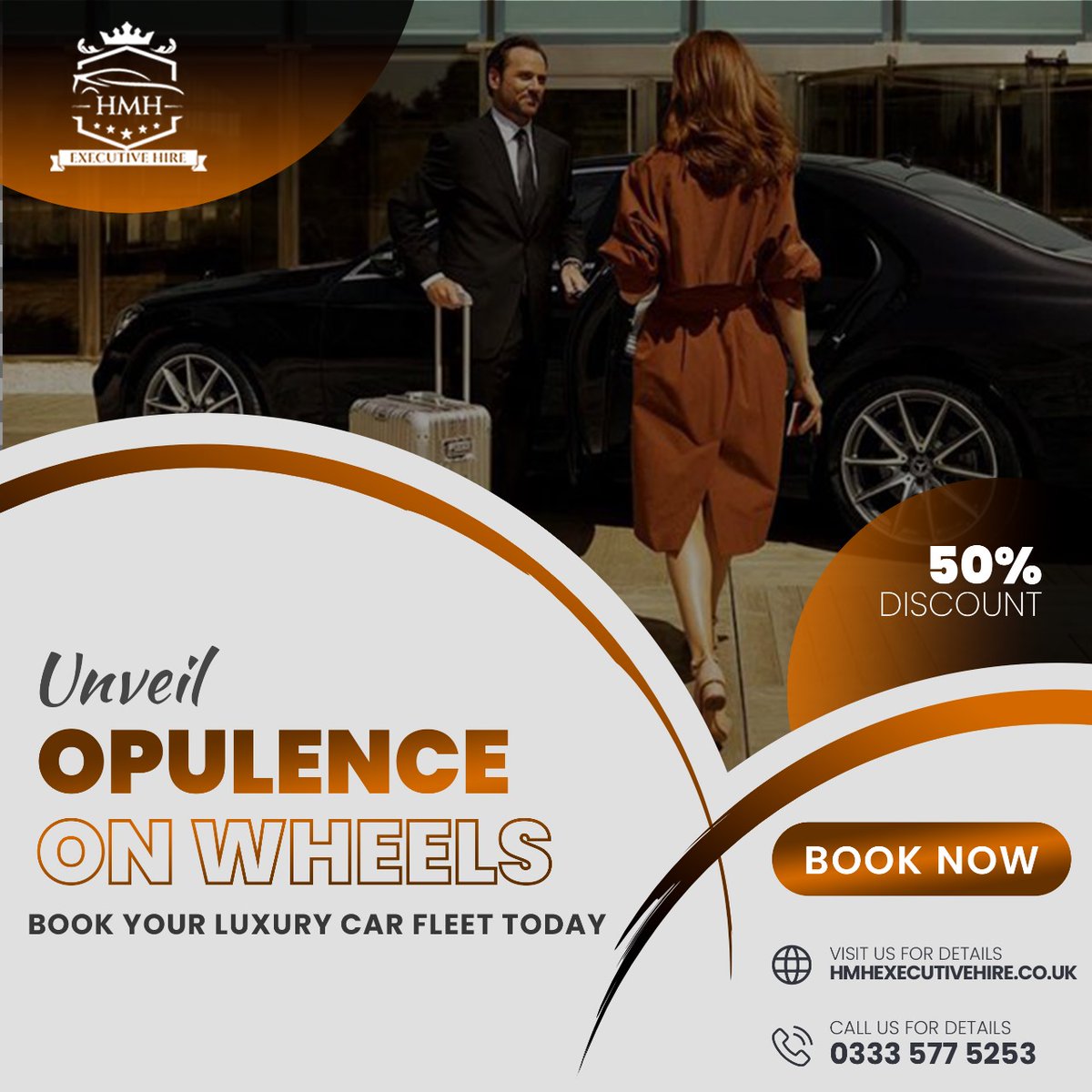 Experience opulence on wheels with HMH Executive Hire! 🌟 Elevate your journey with our fleet of luxurious vehicles and personalized service. Unveil a new standard of travel, where every mile is a statement of style and sophistication. 🚗✨ #LuxuryTravel #OpulenceOnWheels