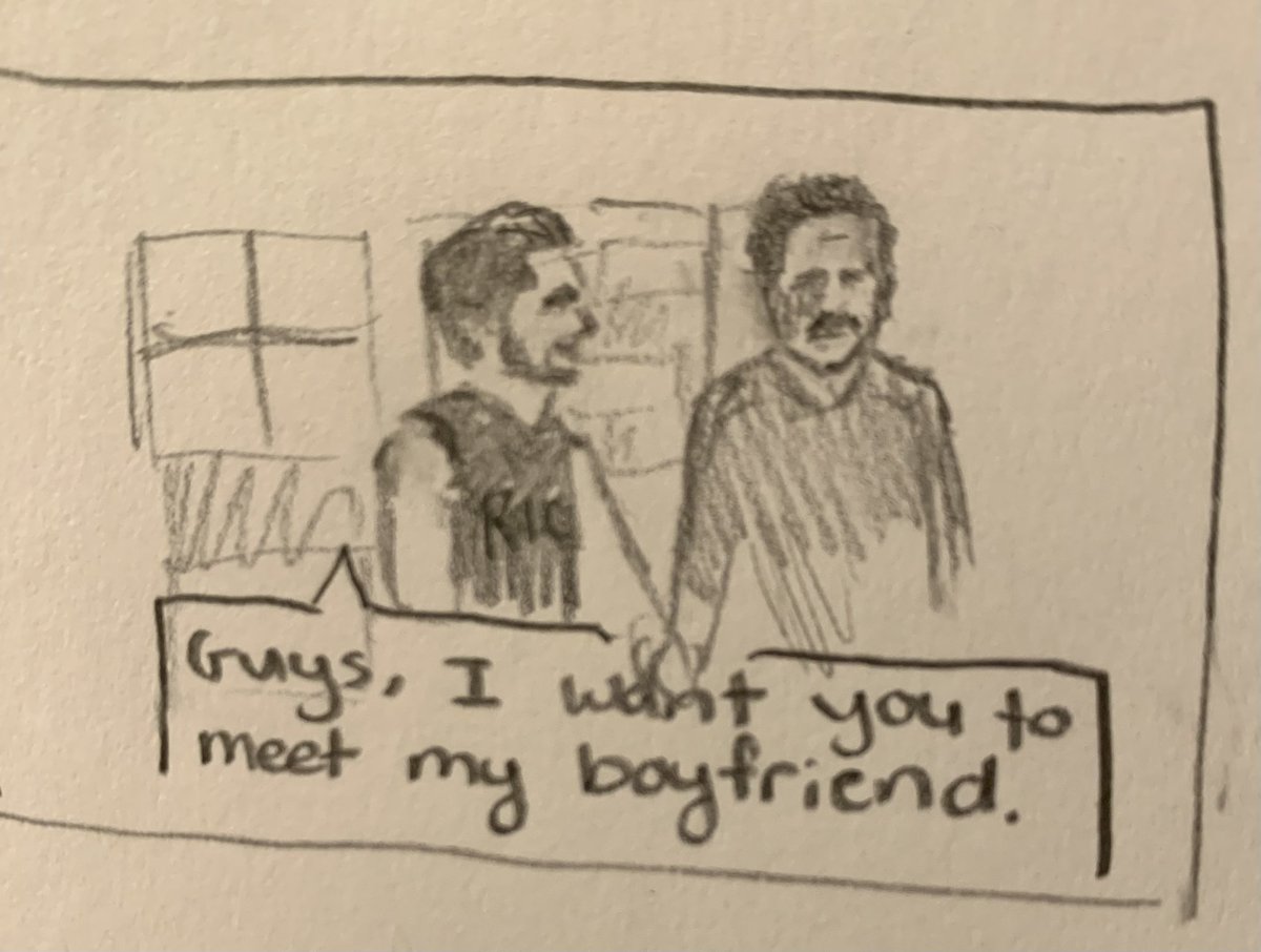 AlexLikesShows's tweet photo. My personal pitch for Mac's boyfriend https://t.co/LxAKS4hO4h