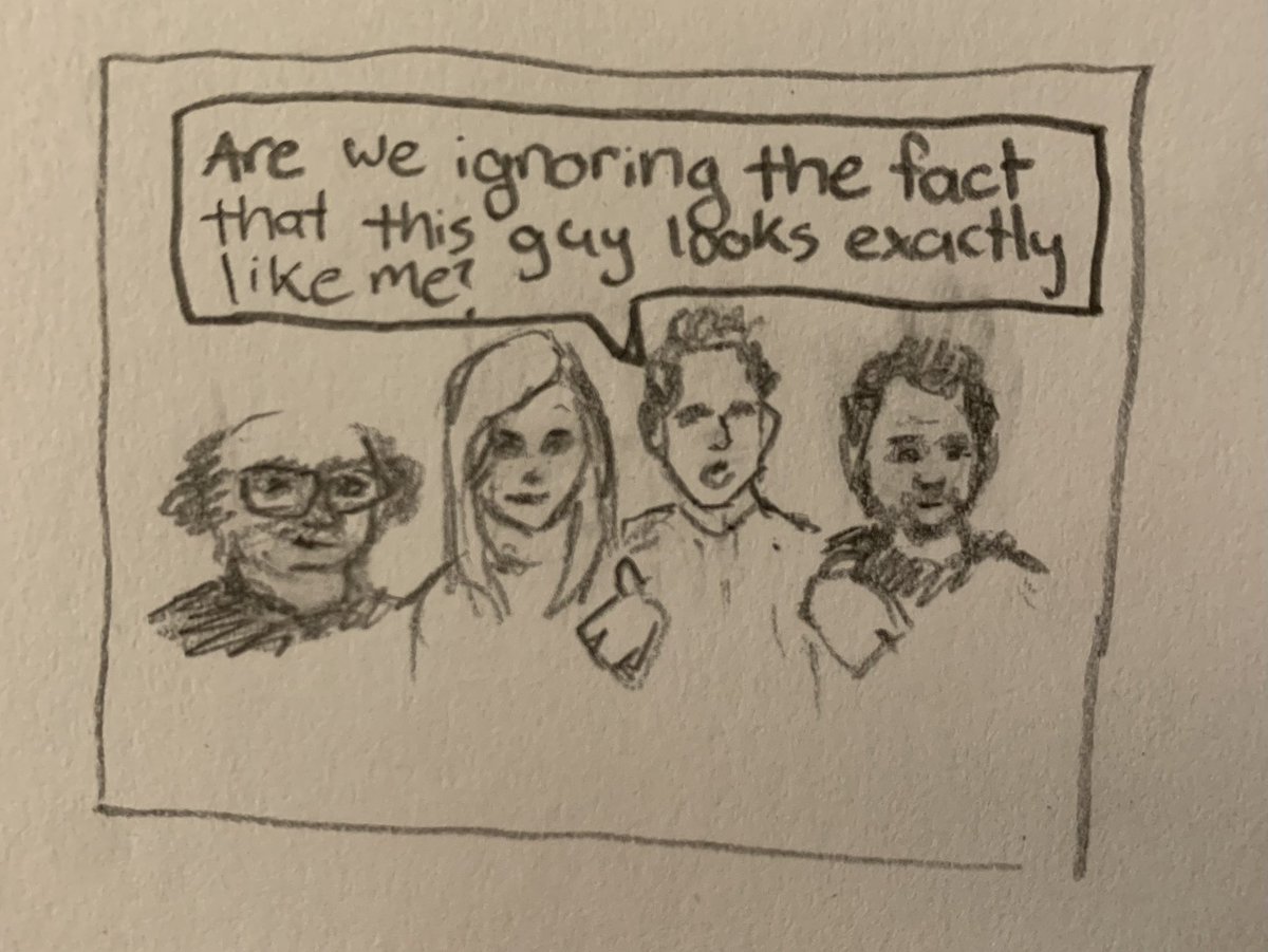 AlexLikesShows's tweet photo. My personal pitch for Mac's boyfriend https://t.co/LxAKS4hO4h
