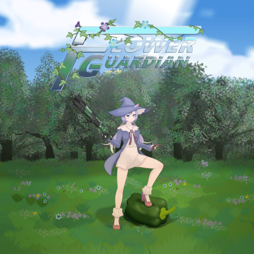 the_StrayWolf's tweet photo. #アートなつみ
#ChinchiLive 
I made BG art and logo for Flower Guardian, please try the game here, it's great: 
https://t.co/TtGBj85M0I https://t.co/RKCVJtGcg2