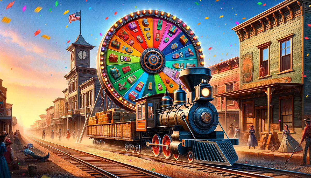 Train of the Century (@centurytrain) on Twitter photo Hey Railroaders! One week left to enter this Choo Choo draw! 4.5 MILLION $Tocium has been entered so far! 
9 lucky winners will get a Legendary CONFETTI commodity. 🎉🥳🎊
draw.trains.cards
<a href="/WAX_io/">WAX</a> 
#WAXFAM #WAXNFT #NFTCommmunity #BlockchainGaming #BitcoinETF Hey Railroaders! One week left to enter this Choo Choo draw! 4.5 MILLION $Tocium has been entered so far! 
9 lucky winners will get a Legendary CONFETTI commodity. 🎉🥳🎊
draw.trains.cards
<a href="/WAX_io/">WAX</a> 
#WAXFAM #WAXNFT #NFTCommmunity #BlockchainGaming #BitcoinETF