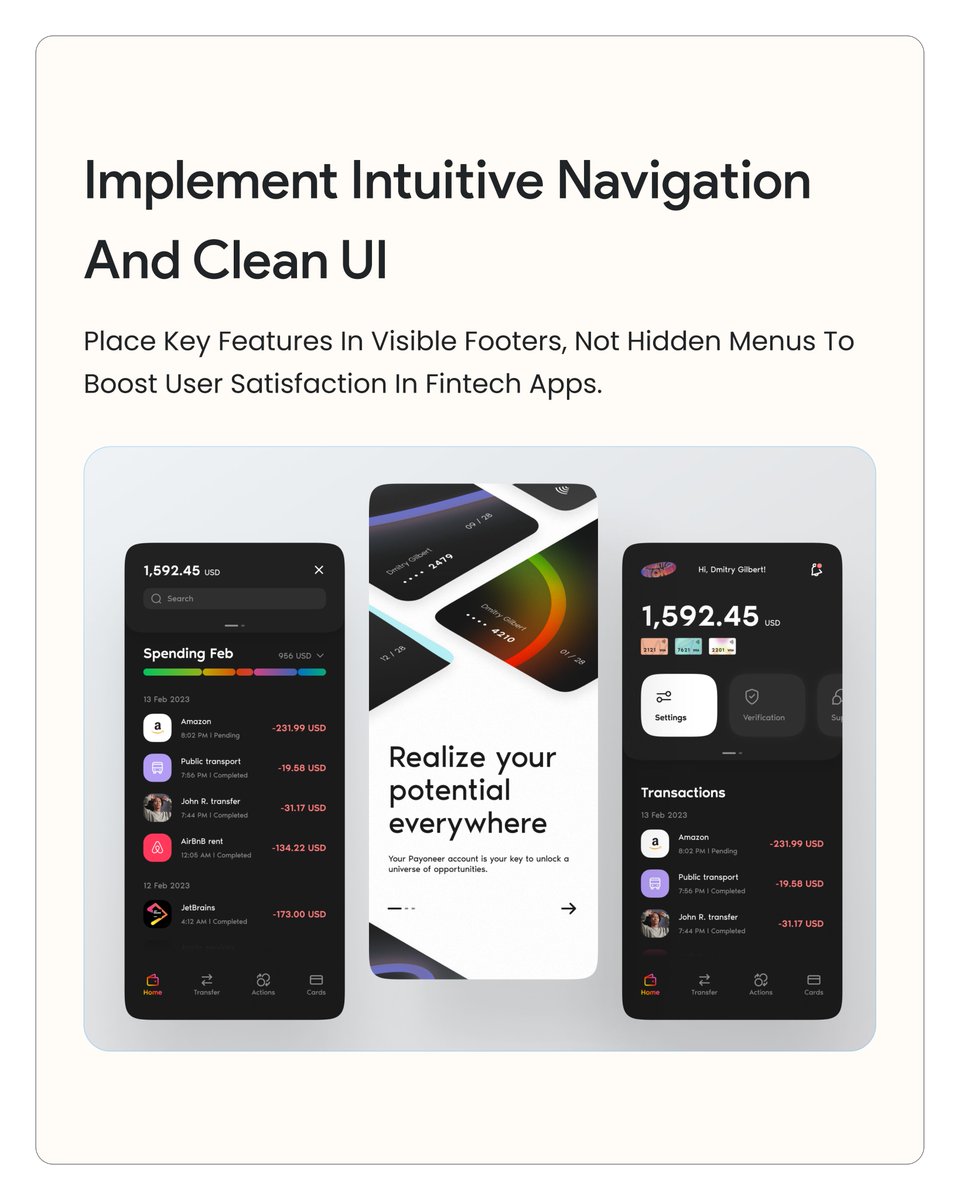 goprotoz's tweet photo. 6 Must-Have UX Design Features for Your Fintech😊
Explode your Fintech success with these 6 must-have UX design features😉
Hope you like these👆
#ux #ui #design #uiuxdesign #uiuxdesigning #uiuxdesigners #userexperience #userinterface #userresearch #behance #figma #Designers https://t.co/bFiBHT9aLm
