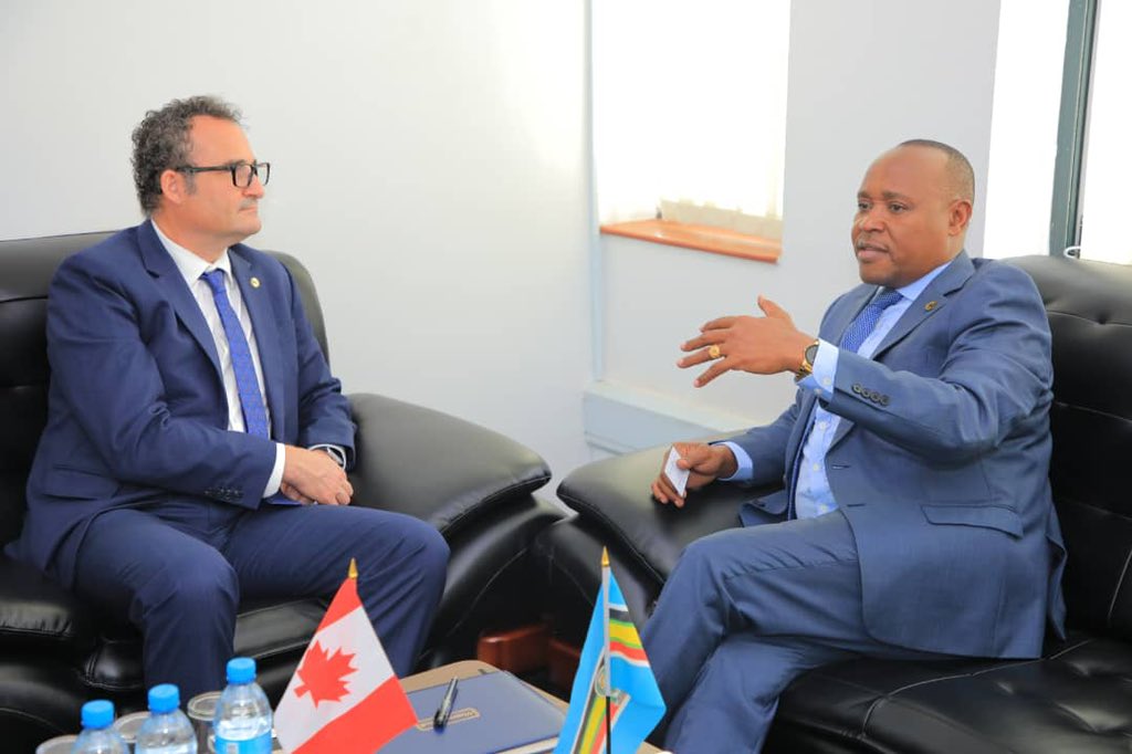 East African Community (@jumuiya) on Twitter photo The Canadian High Commissioner to Tanzania, Zambia, Seychelles and Comoros , H.E <a href="/kylenunas/">Kyle Nunas</a> presented his letter of credence to the EAC Secretary General <a href="/pmathuki/">Amb.(Dr.)Peter Mutuku Mathuki,PhD</a>
They deliberated on strengthening relations with the EAC & areas of collaboration set to advance the region. The Canadian High Commissioner to Tanzania, Zambia, Seychelles and Comoros , H.E <a href="/kylenunas/">Kyle Nunas</a> presented his letter of credence to the EAC Secretary General <a href="/pmathuki/">Amb.(Dr.)Peter Mutuku Mathuki,PhD</a>
They deliberated on strengthening relations with the EAC & areas of collaboration set to advance the region.
