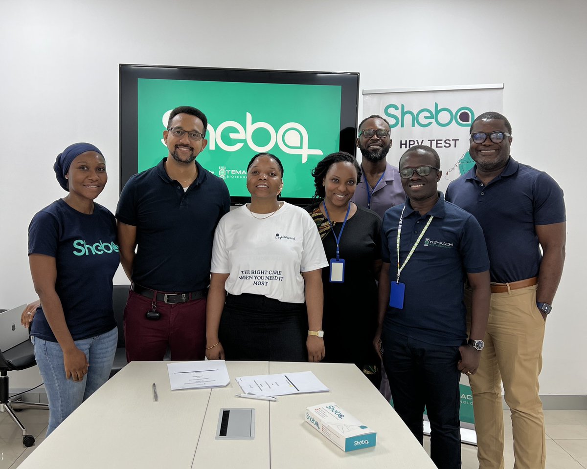 We’ve partnered with @YemaachiBio  to improve access to cervical cancer screening in Ghana. 

#cervicalcancerawareness🎗 

#womenshealth #Ghana #HealthTech #Drdogood #PartnershipAnnouncement #cervicalcancer #CervicalCancerMonth