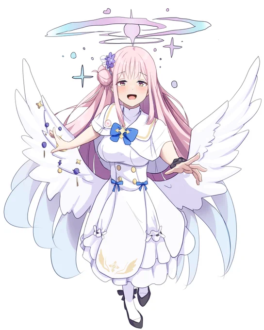 聖園ミカの全身描いてみました〜(≧∇≦)!!#ブルーアーカイブ 