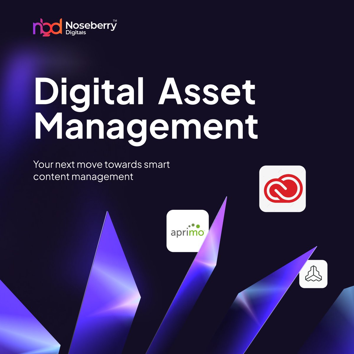noseberrytech's tweet photo. 🚀 Elevate your content game with Digital Asset Management! Organize, secure, and access all digital assets efficiently. 

#DAM #Efficiency #Innovation #ContentManagement #TechTrends #SmartSolutions #DigitalStrategy https://t.co/QowwqWbhLP