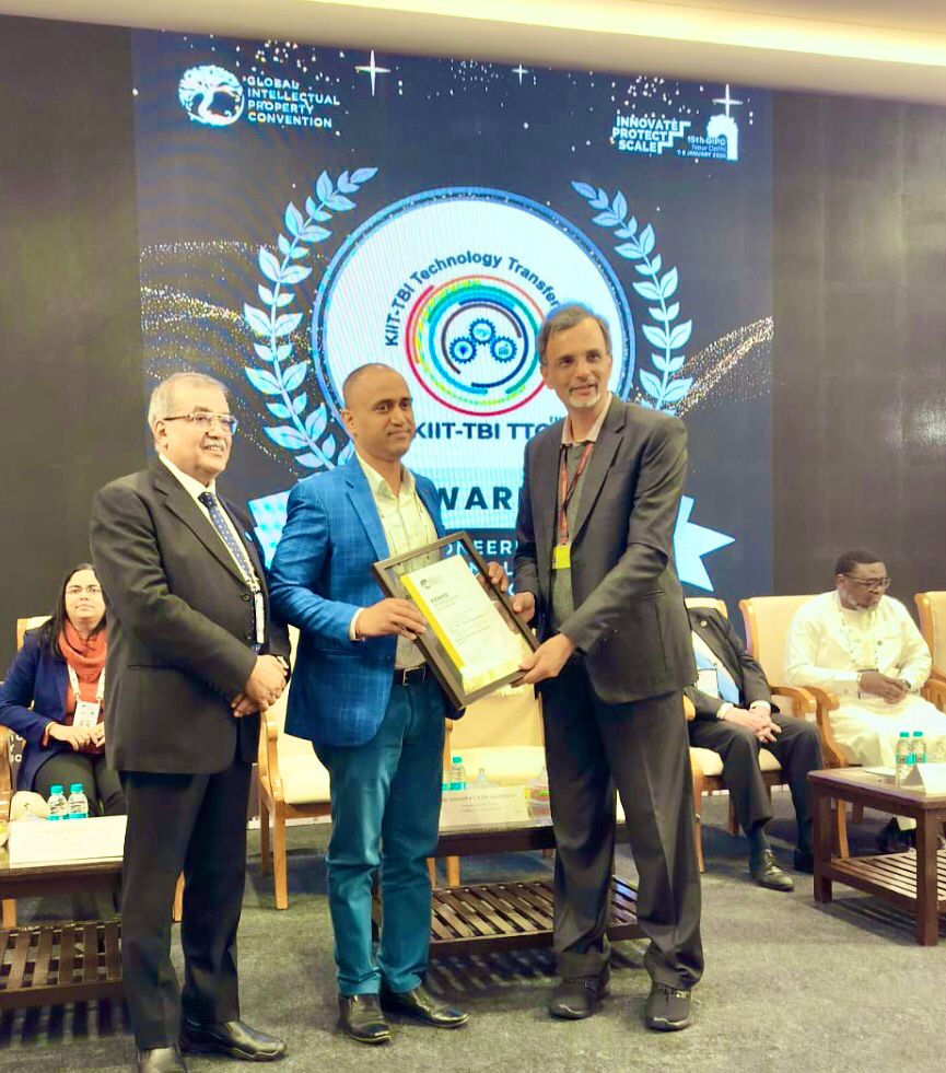 @BIRAC_2012 congratulates #NationalBioPharmaMission supported @KIIT_TBI TTO for the “Award of Excellence-2024” towards their excellence in the category of pioneering #Technology Transfer in India at 15th Annual Edition of Global IP Convention.

@DBTIndia