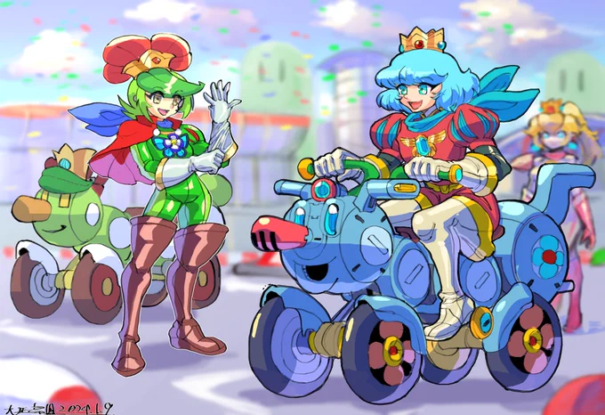 マリオカート、ハル王子主催フラワー王国カップ#SuperMarioBrosWonder 