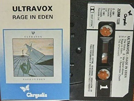 lee0969's tweet photo. On this day in 1982 No 35 UK Album Chart Ultravox “Rage In Eden” IMHO a great LP, I preferred them with an exclamation mark but I’ll go for “The Thin Wall” how about you? #1980s #Ultravox @jillwebb2005 @nikidoog @CarolynPPerry @blackenrho @FatOldAnarchist @brunstead @SkaManD14 https://t.co/GY9WQbl2Mr