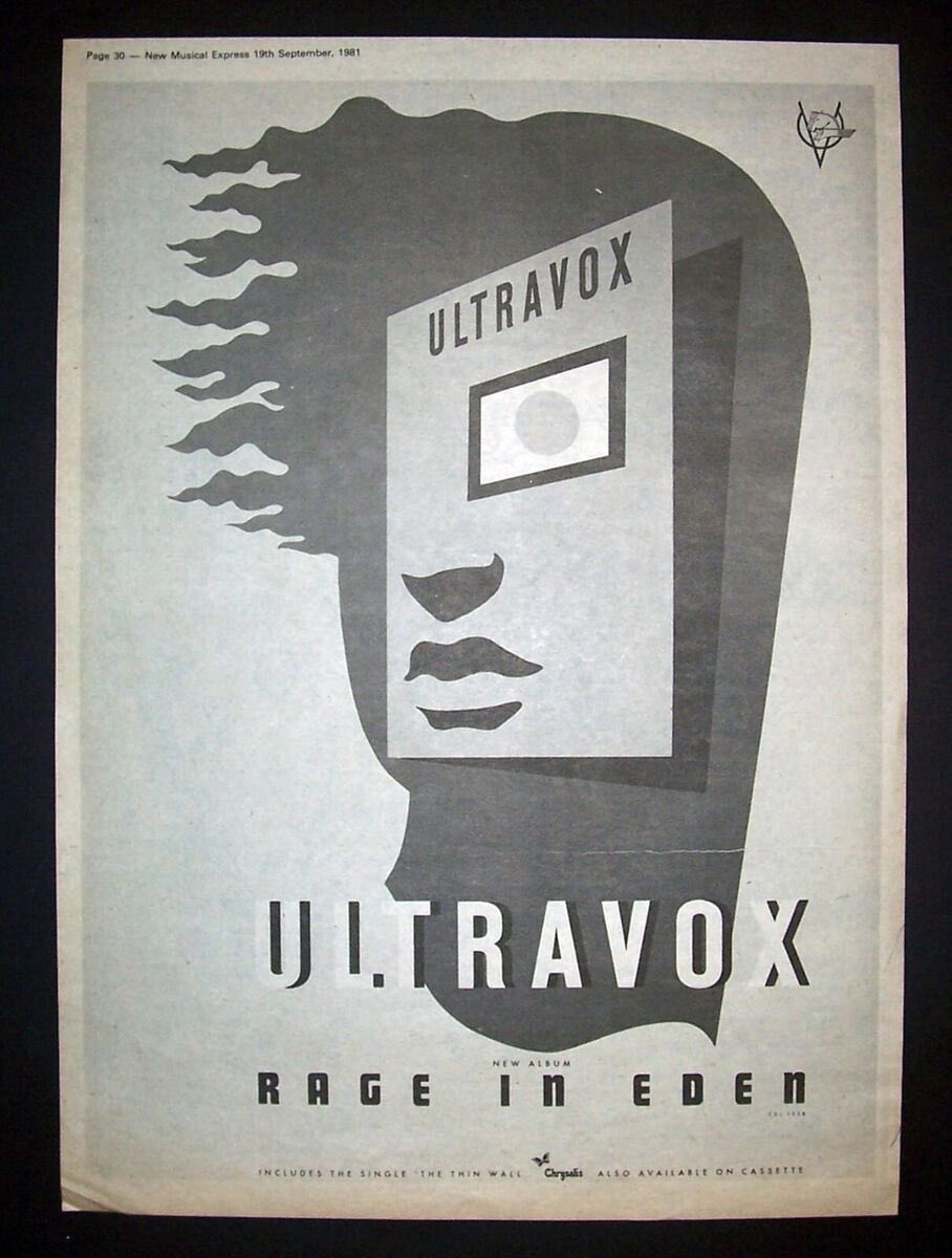 lee0969's tweet photo. On this day in 1982 No 35 UK Album Chart Ultravox “Rage In Eden” IMHO a great LP, I preferred them with an exclamation mark but I’ll go for “The Thin Wall” how about you? #1980s #Ultravox @jillwebb2005 @nikidoog @CarolynPPerry @blackenrho @FatOldAnarchist @brunstead @SkaManD14 https://t.co/GY9WQbl2Mr