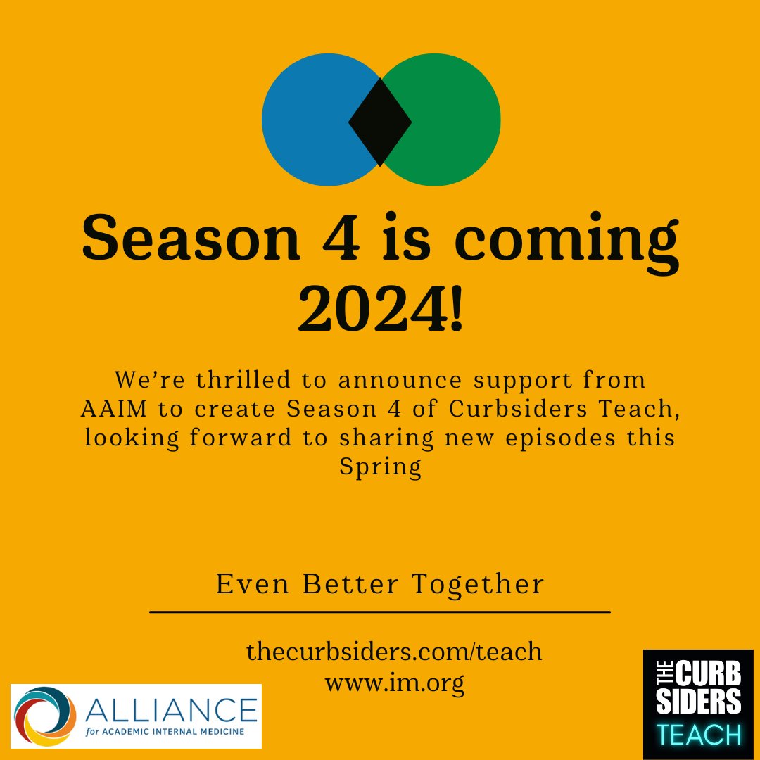 So excited to get back to recording and bringing you inspiring and practice changing #facultydevelopment with our new partnership with @AAIMOnline!

We're passionate about #TeachingMedicine, #LeadershipDevelopment, and #InclusiveEd