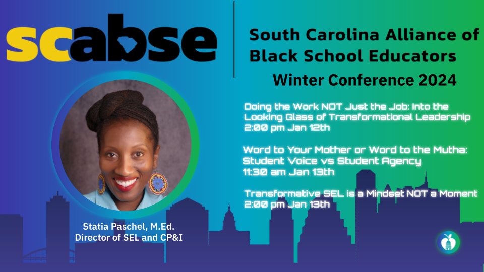 Mocha_Minds's tweet photo. When I began my journey as an educator back in 2002, I knew I wanted to take all the experiences that I gained in Texas and bring them home. That time has come and I couldn't be happier @SCABSE1 Winter Conference here I come ya'll #dreamscometrue #SCgirl #AISDproud @AISD_SEL_CPI https://t.co/0tsMoNQZWT