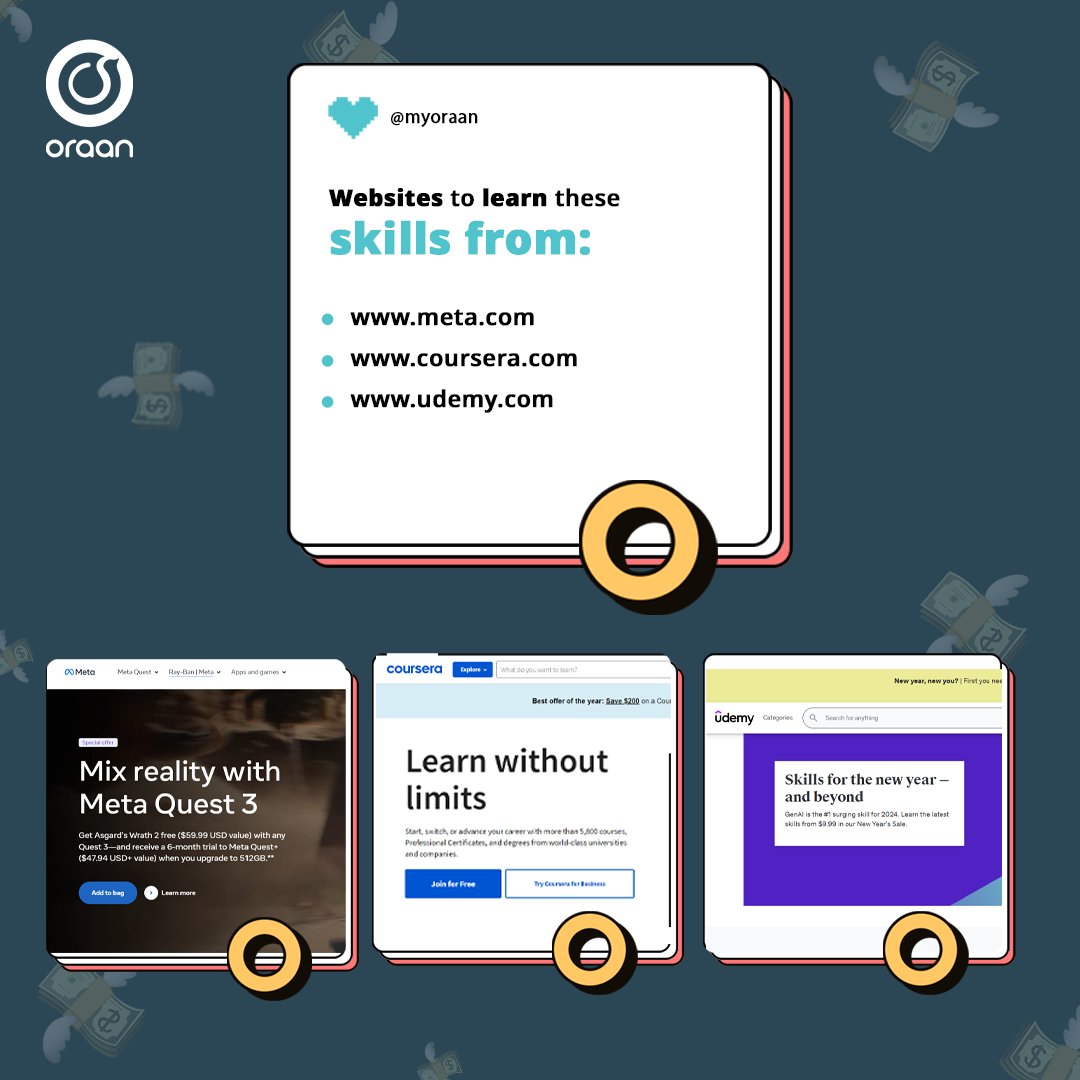 Ready to learn the skills that matter? 🤩💡

Learn these must-have skills &amp; explore the top picks to stay ahead in 2024. Let's make this year your best one yet! 🤑🚀

#SkillsFor2024 #NewYearNewSkills #Oraan #OraanCommitteeAsaan