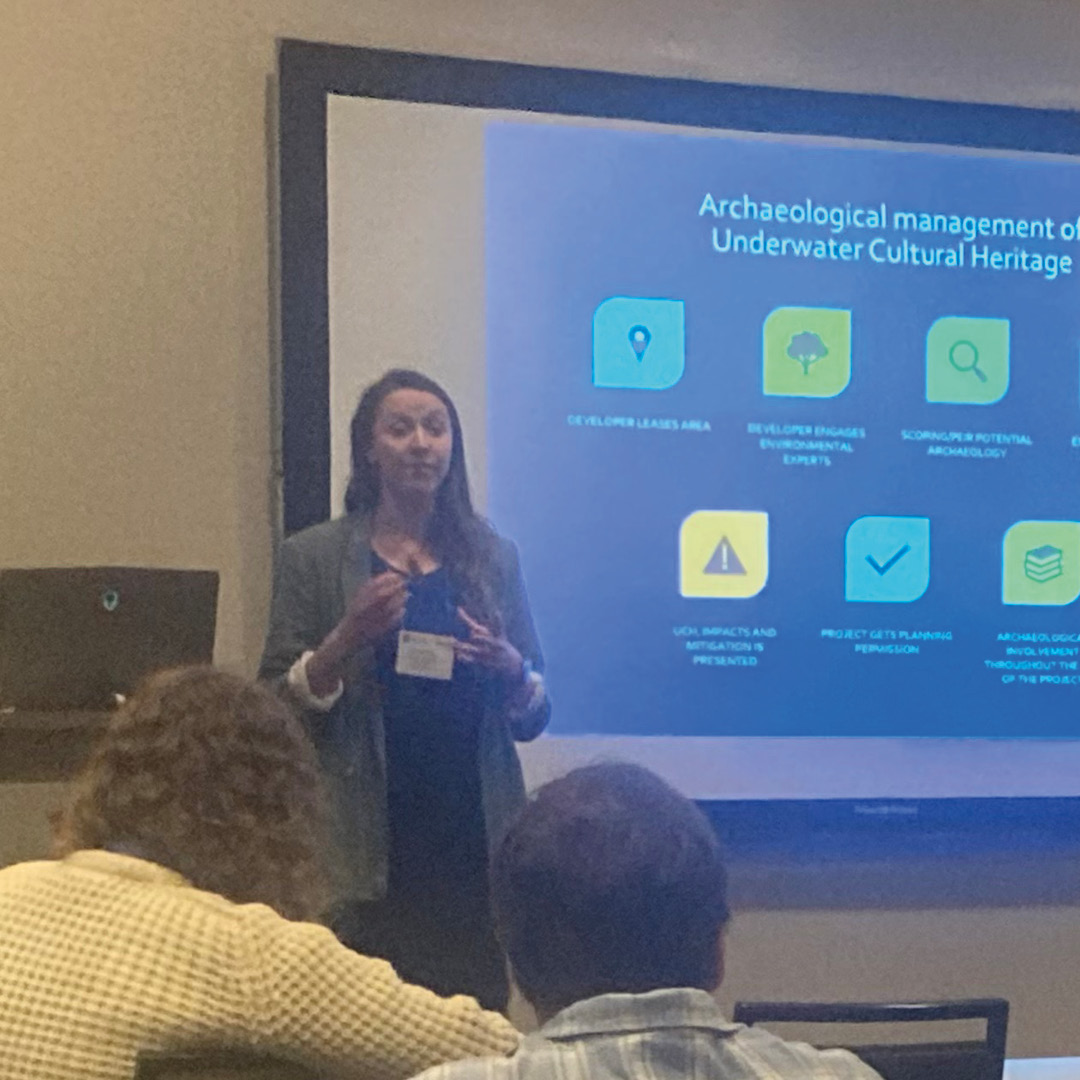 Starting the year strong! Christin and Garry have been attending the @sha_org this week, with Chritin presenting, alongside our colleagues from @acua_social, on Marine Survey techniques 📸⛵