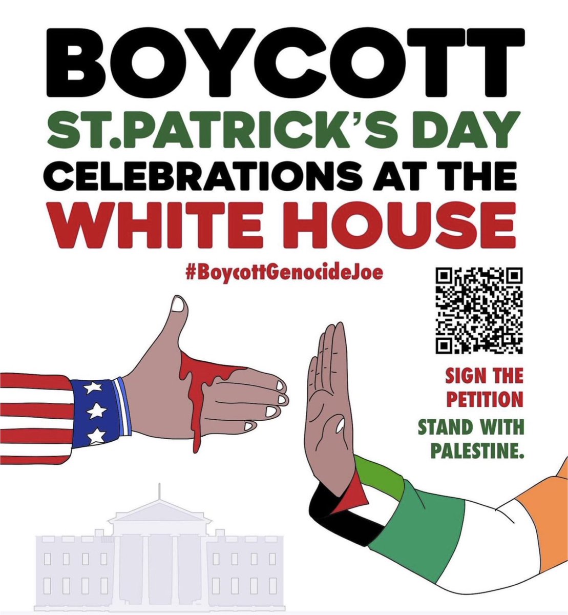 Ireland must: 

1. Join with South Africa &amp; charge Israel with #genocide in Palestine. 

2. Ban all military flights into &amp; out of Shannon airport. 

3. Expel the Israeli ambassador. 

4. Ban all trade with Israel. 

5. Boycott St Patrick’s Day celebrations at the White House.
