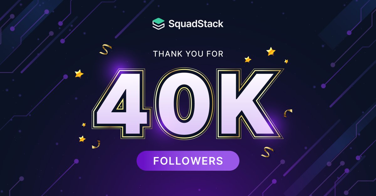SquadStackAI's tweet photo. Exciting news! Our #LinkedIn family just hit a remarkable 40K members!๐Thanks for celebrating our journey & insights, and driving the innovation that fuels #SquadStack. Here's to recreating the success and redefining the future of work here!๐#40KStrong https://t.co/CnaOpUog8e