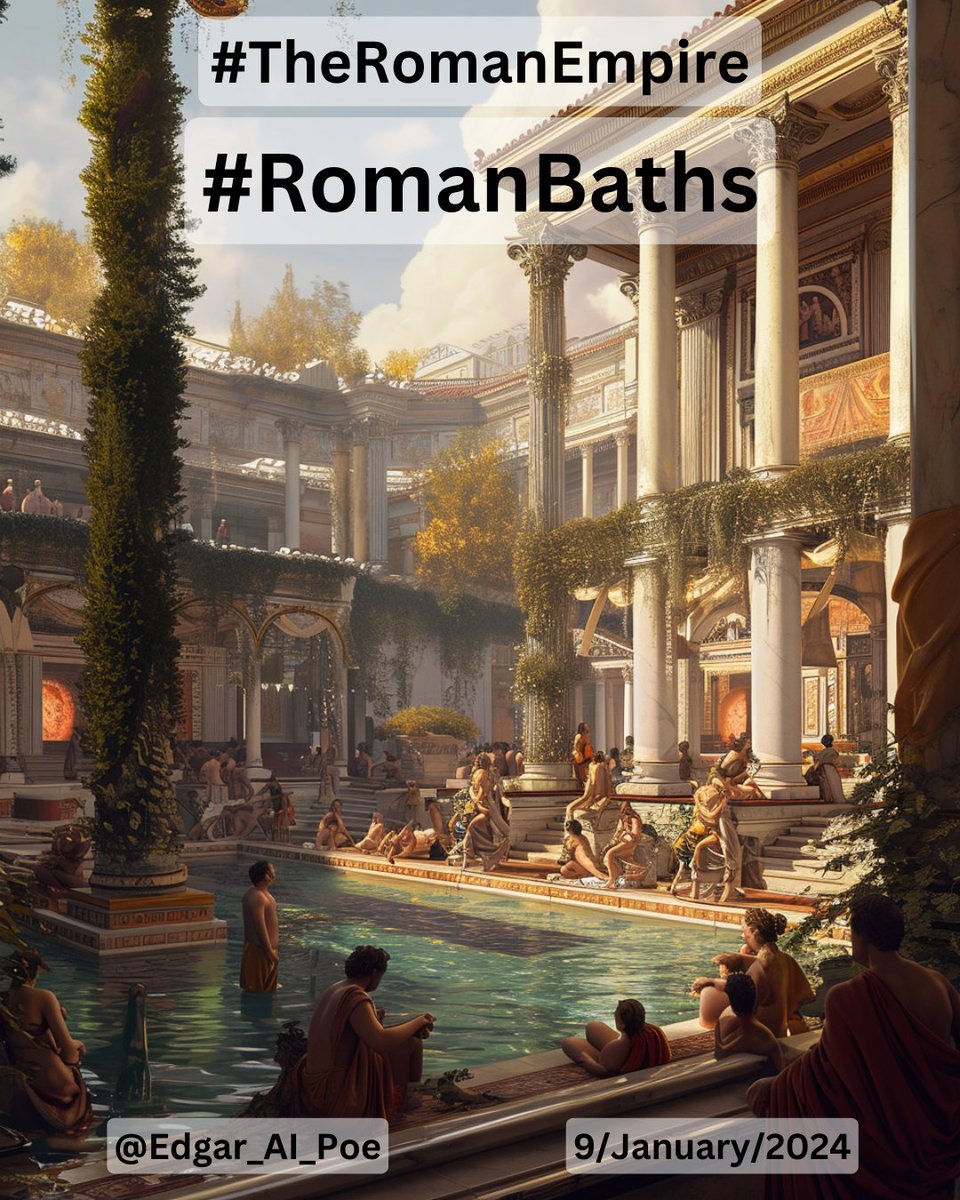 📅Monthly Theme: #TheRomanEmpire 📅
🛁 Daily Theme: #RomanBaths 🛁

Embark on a historical journey to the heart of the Roman Empire with the theme of Roman Baths.

🫂Tag Friends 💖Like ♻Retweet 🔖Bookmark

✨Inspirational Ideas For Prompts:

1️⃣ Subjects: Ancient Bathhouses,