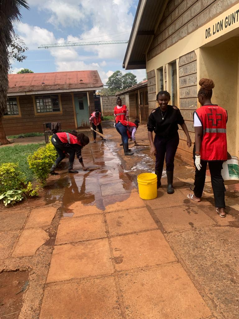 In alignment with the Four Part Youth Program, our dedicated volunteers drawn from Kiambu County demonstrated exceptional generosity by collectively engaging in a cleanup initiative at St. Patrick's Special School Thika.