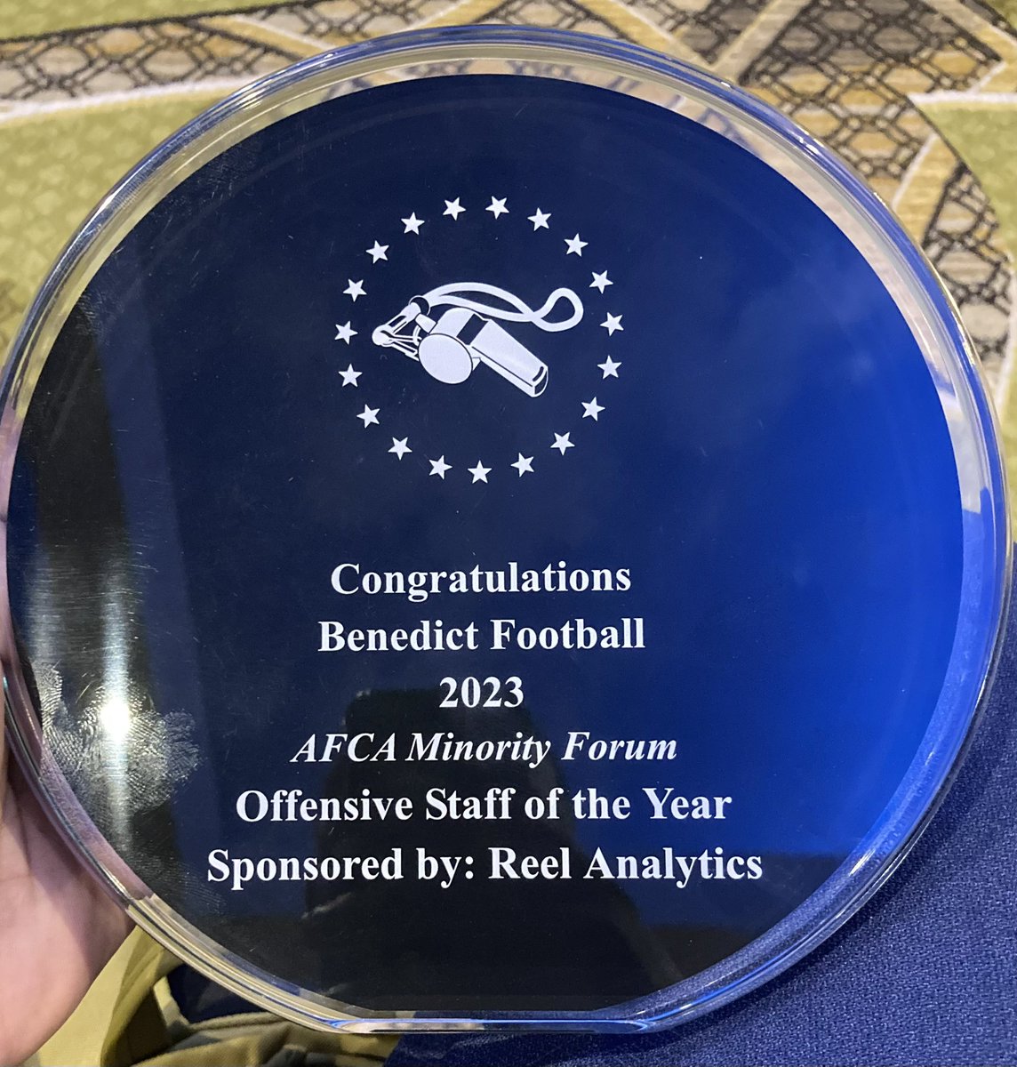 I would like to thank <a href="/coachberry77/">Chennis Berry</a> for his leadership and guidance and my staff <a href="/DaVonSmith11/">Coach Smith🙏🏾</a> <a href="/CoachLoperSCSU/">Connor Loper</a> Coach Abby and Coach Brinson for their amazing work. Also, my amazing players without them this could not be accomplished. 
#1 Offense
#ThanksBenedict #GoDogs #PaytheFEE