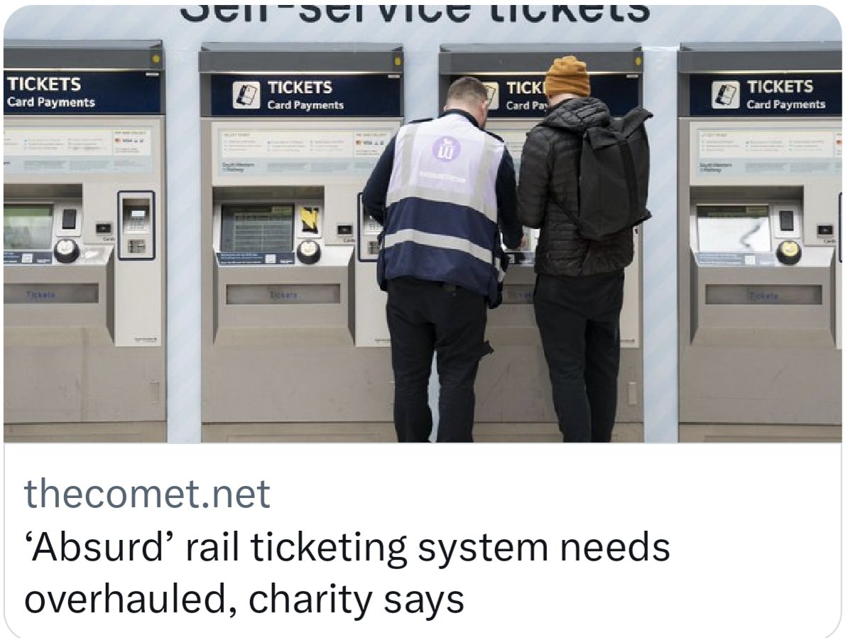 🎫 “A simpler, fairer, easier and better-value fares system is now long overdue.” 🚉 Buying a #rail ticket in the UK (and not paying through the roof!) shouldn't be this complicated. 🚄 We must reform our #railways and run them for passengers - not profits.